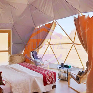 Marco de acero galvanizado Hotel Restaurante Cúpula Carpa <span class=keywords><strong>Desierto</strong></span> Resort Ocio Recreación Niños Paradise Geo Dome Carpa Glamping para la venta - Product Image 5