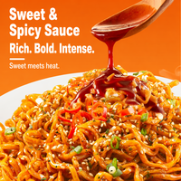Korean Style Spicy Chicken Instant Stir Noodles Chewy Ramen Shelf Stable Snack Food Bulk Wholesale Factory Direct OEM