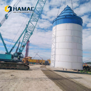 Silo de Almacenamiento Vertical de Acero para Cemento y Ceniza Volante, Tipo Soldado y Atornillado, de 80T, para Transporte Fácil de Polvo a Granel - Product Image 6