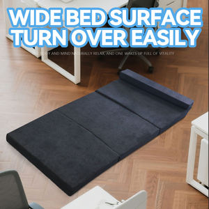 Materasso portatile 3 pieghevole in schiuma materasso <span class=keywords><strong>letto</strong></span> <span class=keywords><strong>singolo</strong></span> cuscino <span class=keywords><strong>per</strong></span> Relax pacchetto compresso <span class=keywords><strong>per</strong></span> dormitorio casa in affitto - Product Image 5