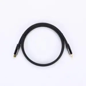 High Speed Toslink 24K Gold Plated PVC Jacket Fiber Optical Audio Cable Slim Optical Cable Digital Audio Cable