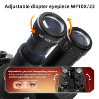 Microscope QianLi 6558 Gorilla pour téléphones mobiles avec lumière LED, lumière UV de polymérisation, laser de positionnement, acier chrome-molybdène