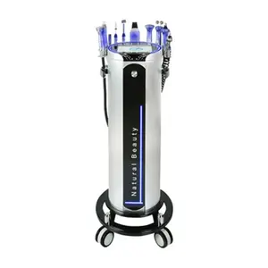 9 In 1 Hidrofaciale Zijdeschil Natte Kristallen Microdermabrasie Diamant Verjongingset Multifunctionele Gezichtsschoonheidsmachine