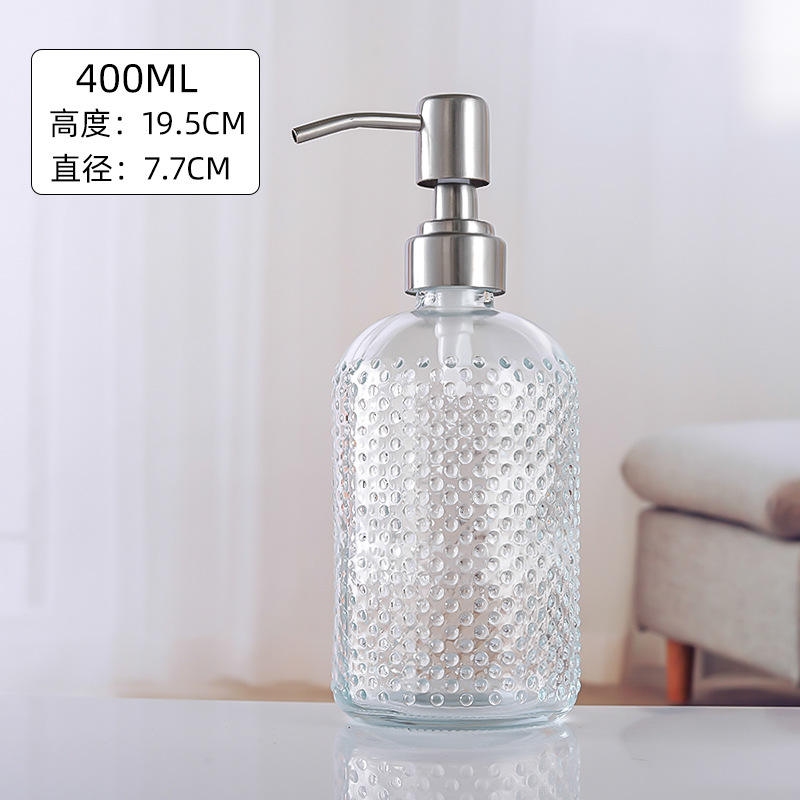 ขวดใส + ปั๊มสแตนเลส