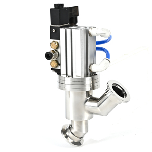 Valvola a Vuoto con Flangia, Valvola Angolare Pneumatica Tipo Y con Soffietto <span class=keywords><strong>KF</strong></span>/NW, Valvola in Acciaio Inox SS304 SS316L con Chiusura a Vuoto - Product Image 3
