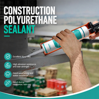 Scellant polyuréthane monocomposant 600 ml, faible module, gris, blanc, noir, adhésif PU, remplissage de joints de construction, réparation de fissures