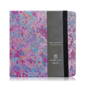 XinyiArt 140 lb 300 GSM 24 feuilles 100% coton <span class=keywords><strong>bloc</strong></span> <span class=keywords><strong>de</strong></span> <span class=keywords><strong>papier</strong></span> artiste carré <span class=keywords><strong>aquarelle</strong></span> <span class=keywords><strong>bloc</strong></span> pour <span class=keywords><strong>aquarelle</strong></span> peinture et médias humides - Product Image 5