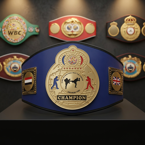 Cinturón de Campeonato de Boxeo AERO, Cuero PU Duradero, 2.5 Pulgadas de Ancho, 42 Pulgadas de Largo, Hebilla de Placa de Aleación para Diseño de Título - Product Image 4