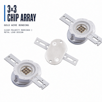 Source de lumière LED COB à double longueur d'onde 660 nm rouge et 850 nm infrarouge, 30 W, 50 W, 1750 mA, composant émetteur sur substrat en cuivre rouge