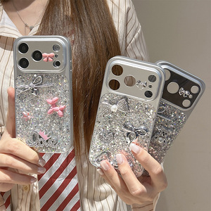 Custodia per <span class=keywords><strong>iPhone</strong></span> 17 Pro Max di Lusso con Strass, Perle, Orsetto, Fiocco e Cuore - <span class=keywords><strong>Cover</strong></span> Personalizzabile da Donna per <span class=keywords><strong>iPhone</strong></span> 16 15 - Product Image 2