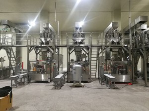 Machine automatique d'emballage de sacs à fermeture éclair doypack machine de pesage de viande séchée de boeuf séché - Product Image 6