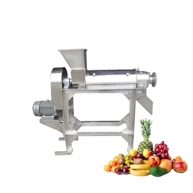 เครื่องสกัดน้ำผลไม้แบบสกรูเครื่องคั้นน้ำส้มแครอทแอปเปิ้ล