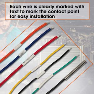 40A 12V thermatic điều khiển quạt làm mát điều khiển mô-đun tiếp sức điều chỉnh kỹ thuật số <span class=keywords><strong>Fan</strong></span> chuyển đổi xe kép Quạt điện dây khai thác - Product Image 4