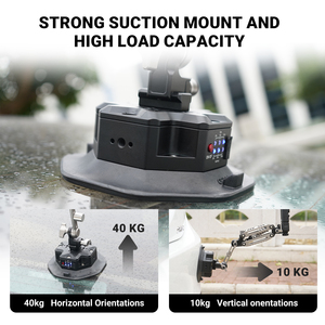 Soporte de Montaje para Automóvil con Ventosa Eléctrica YUANYUJINGMI de 6 Pulgadas para Cámaras DJI Pocket 3, Insta360, iPhone, <span class=keywords><strong>GoPro</strong></span> y <span class=keywords><strong>Sony</strong></span> - Product Image 3