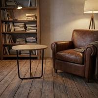 Ensemble de table basse ronde en bois moderne, écologique et durable de haute qualité pour salon, maison, chambre à coucher