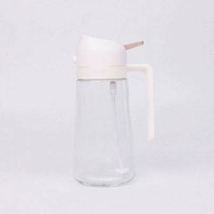 Botella Dispensadora de Aceite 2 en 1, Rociador de Aceite de Oliva con Cepillo de Silicona para Cocinar - Product Image 5