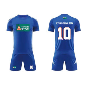 Jersey Sepak Bola Retro dengan Desain Pemain Sepak Bola Legendaris, Nyaman Dipakai, Bergaya, dan Tampilan Abadi untuk Penggemar Sejati - Product Image 4