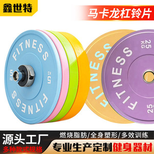 Discos de Pesas para Barra, 5, 10, 15, 20, 25 Kg, de Goma Suave, con Cobertura Total, para Gimnasio y Levantamiento de Pesas - Product Image 5
