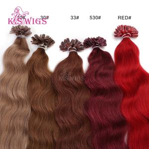 Extensiones de Cabello Humano con Punta en U de Grado Superior, Ondas Rectas y Ondas de Agua, Pre-adheridas con Queratina, Extensiones de Cabello con Punta de Uña, Venta al por Mayor de Proveedor Líder - Product Image 2