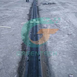GREENTECH Drain de sol extérieur Gouttière EN1433 Fossé de drainage en béton polymère avec grilles - Product Image 6