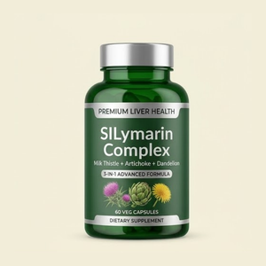 Rainwood Chardon-Marie, Pissenlit et Artichaut en Capsules 500mg Soutien Hépatique 60 Capsules - Product Image 1