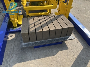 Thông minh hình thành <span class=keywords><strong>QT</strong></span> 4-15 hallow khối sản xuất hoàn toàn tự động bê tông Interlock của máy làm gạch - Product Image 5