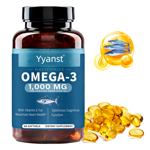 OEM/ODM Optimiza la Función Cognitiva, Cápsulas de Aceite de Pescado Omega 3 con Vitamina E para Adultos, Apoya la Salud del Corazón, Precio de Fábrica - Product Image 1