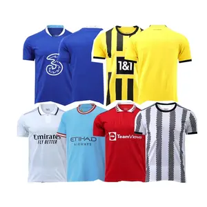 शीर्ष थाई गुणवत्ता फुटबॉल जर्सी फुटबॉल क्लब प्रशंसकों दूर 2023 2022 नई फुटबॉल टी शर्ट
