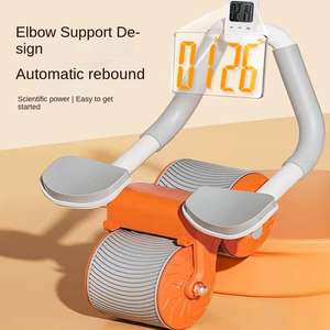 Ruota Addominale Professionale con Ritorno Automatico per <span class=keywords><strong>Allenamento</strong></span> in Ufficio e <span class=keywords><strong>a</strong></span> <span class=keywords><strong>Casa</strong></span> per Sviluppare un Core Forte e Addominali Tonici - Product Image 3