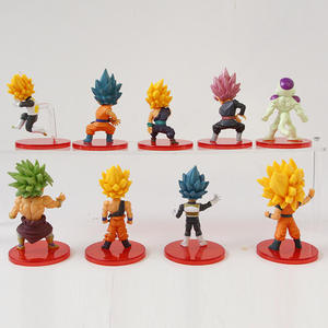 Set de Figuras de Acción DBZ al por Mayor, 9 Piezas, Goku, Vegeta, <span class=keywords><strong>Broly</strong></span>, Frieza, Gohan, Modelo de Estatua para Coleccionistas de Anime - Product Image 3
