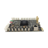 Placa base Rockchip RK3288 DDR4 Itx Android para ordenador/portátil RK3399 RK3568, placa base para proyector Android, enchufe integrado usado