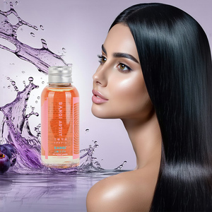 Óleo de Rícino Personalizado com Etiqueta Privada, Sérum Capilar Orgânico de Brilho Sedoso e <span class=keywords><strong>Anti</strong></span>-<span class=keywords><strong>Frizz</strong></span> com Óleo de Mirtilo e Argan 2-em-1, Produto de 80ml - Product Image 2