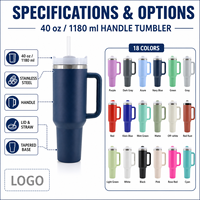 JUNVOY Bouteille isotherme sous vide à corps large en acier inoxydable 304/316 de 40 oz, avec paille, maintien chaud/froid 12-24h, portable