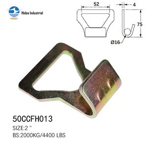 Gancho Plano de Alta Calidad de 2, 3 y 4 Pulgadas, Chapado <span class=keywords><strong>en</strong></span> Zinc, Acero de Alta Resistencia, Recubrimiento de Zinc Blanco, Conjuntos con Correas o Cadena - Product Image 1