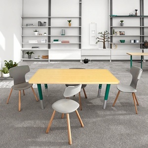 Ensemble de chambre à coucher et de salon design moderne, <span class=keywords><strong>petit</strong></span> <span class=keywords><strong>bureau</strong></span> d'ordinateur réglable <span class=keywords><strong>en</strong></span> hauteur <span class=keywords><strong>pour</strong></span> enfants, <span class=keywords><strong>en</strong></span> <span class=keywords><strong>bois</strong></span> et <span class=keywords><strong>en</strong></span> métal. - Product Image 2