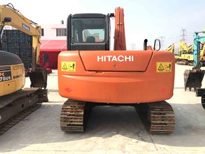 Mini-excavatrice Hitachi ZX70 d'occasion, 7 tonnes, hydraulique, chenilles, PLC, machine de construction, moteur japonais d'origine, modèle 2022, pompe - Product Image 6