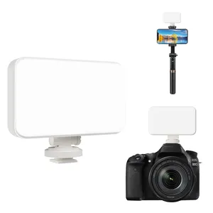 Đèn video có thể sạc lại 2000mAh cho điện thoại, iPhone, iPad, máy tính xách tay, tiktok, trang điểm, phát trực tiếp, vlog