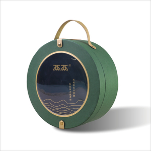 cylinder craft <b>box</b> custom carton tube <b>box</b> with clear top eco friendly paper cylinder packaging <b>box</b> for tea - Product Image 6