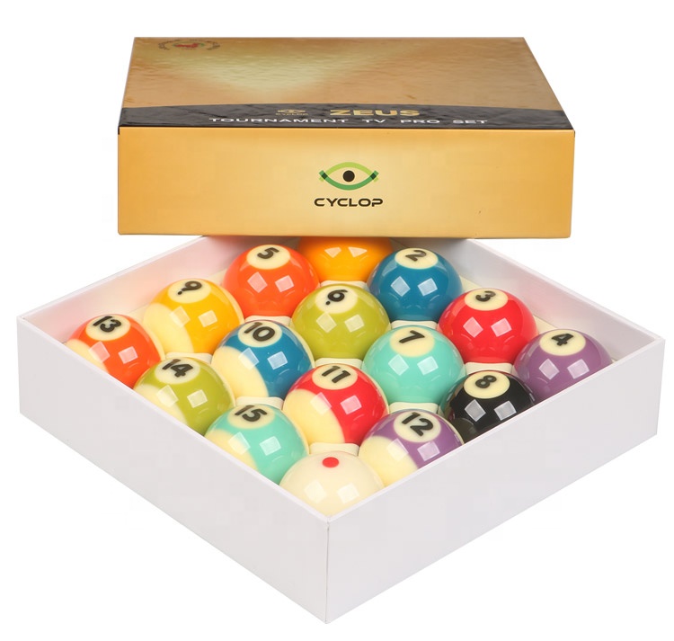 High Stretch Phenolic Resin CYCLOP ZEUS TV PRO 16 PCS Billiard