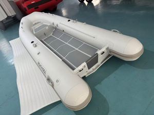 Bote Neumático RIB Hypalon Reachsea para 7 Personas, 420 cm, Color Gris, de Lujo, OEM ODM, con Toldo y <span class=keywords><strong>Escalera</strong></span> para Deportes - Product Image 4