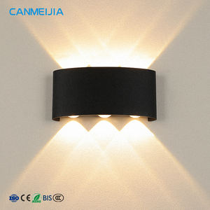 6W per interni/esterni decorativo antico impermeabile in alluminio Plug in a <span class=keywords><strong>parete</strong></span> applique Led <span class=keywords><strong>lampada</strong></span> <span class=keywords><strong>da</strong></span> <span class=keywords><strong>parete</strong></span> Led applique applique - Product Image 1