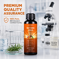 Huile de Batana 100 ml, la meilleure huile capillaire enrichie en huile de romarin et huile de ricin, marque privée pour l'emballage, huile capillaire hydratante