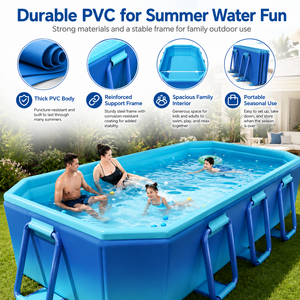 Family Non-Inflatable Pool, Hard Shell Portable Outdoor Water Pool for Backyard Garden Sports <strong>Entertainment</strong> Product - Product Image 2