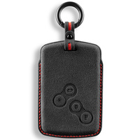 Porte-clés de voiture en daim pour Renault R5 R18 Windom Megane Talisman Automobiles