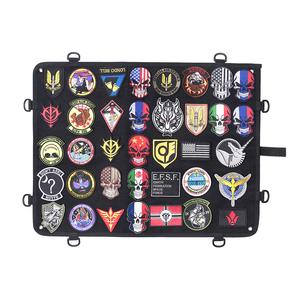 <b>Large</b> Nylon Velcro Patch Display Board 300-500g DIY Craft Collection Storage <b>Mat</b> Khaki Neutral Tone Outdoor Hobby Collector <b>Mat</b> - Product Image 1