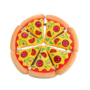Chút Chít Thực Phẩm Cheesy Bánh Pizza Tùy Chỉnh Chó Đồ Chơi Sang Trọng Cho Vật Nuôi - Product Image 1