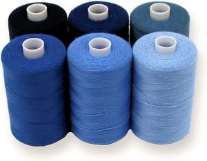 Fils recyclés pour le tufting à la main, mélange de polyester et de coton - Product Image 1
