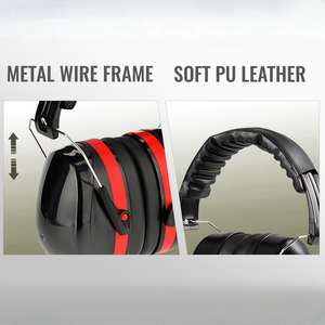 Cache-oreilles de sécurité à réduction de bruit, cache-oreilles de protection auditive, casque de protection sonore de bruit NRR 31dB pour le tir - Product Image 2