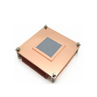 Xinhao Simulation thermique design personnalisé radiateur 1U LGA1700 rectangle Base en cuivre Module de refroidissement à ailettes en cuivre serveur refroidisseur de processeur