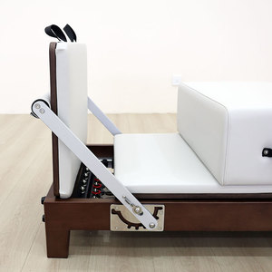 Nuevo estilo, reformador de Pilates de color nogal, reformadores plegables, uso doméstico, estudio de Yoga, equipo de Fitness de madera maciza, gimnasio - Product Image 4